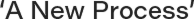 새로운 프로세스